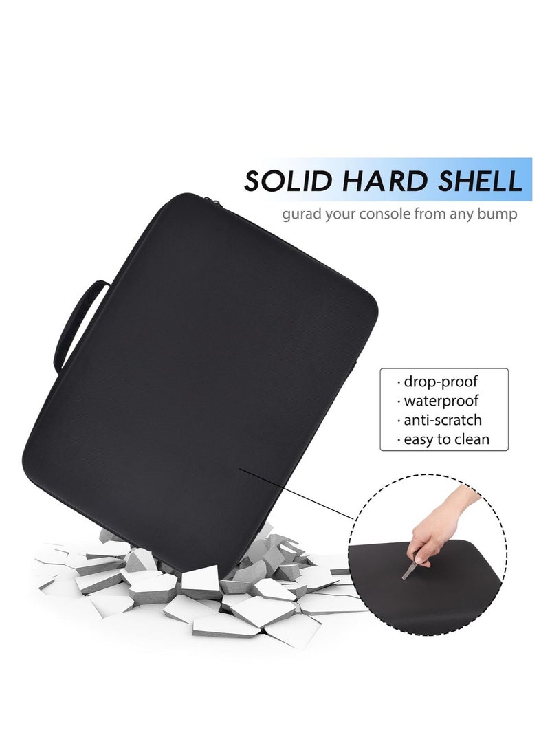 التمريض الجوي حقيبة حمل لجهاز بلاي ستيشن 5، حقيبة تخزين للسفر لجهاز PS5 مع وحدات تحكم DualSense وملحقاتها - Image 5